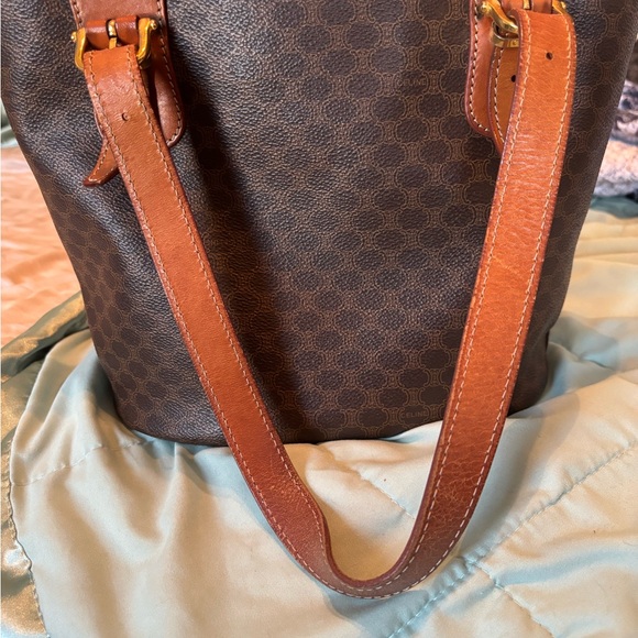 Authentic Vintage CELINE Macadam Bucket Tote Bag - Very Good Condition - Picture 3 of 10